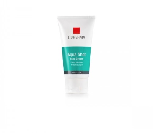 Aqua Shot Crema Facial Hidratante x50g,  Lidherma