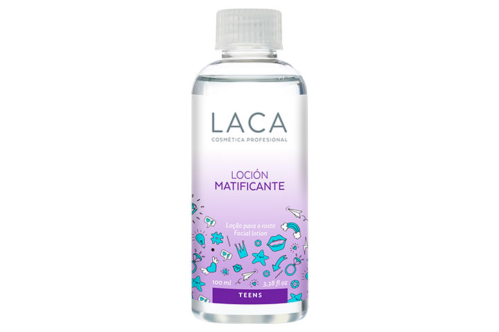 Loción Matificante, Laca